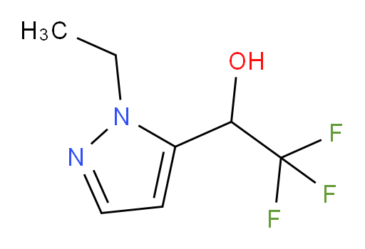 1-(1-ethyl-1H-pyrazol-5-yl)-2,2,2-trifluoroethan-1-ol