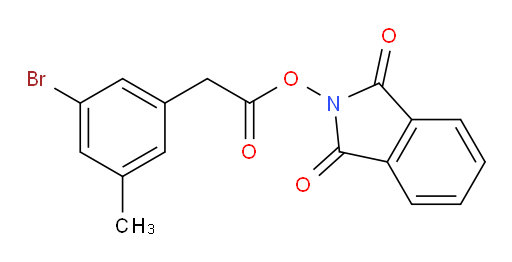 1,3-dioxo-2,3-dihydro-1H-isoindol-2-yl 2-(3-bromo-5-methylphenyl)acetate