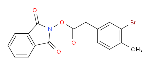 1,3-dioxo-2,3-dihydro-1H-isoindol-2-yl 2-(3-bromo-4-methylphenyl)acetate
