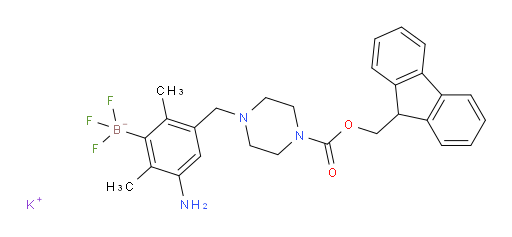 potassium {3-amino-5-[(4-{[(9H-fluoren-9-yl)methoxy]carbonyl}piperazin-1-yl)methyl]-2,6-dimethylphenyl}trifluoroboranuide