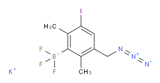 potassium [3-(azidomethyl)-5-iodo-2,6-dimethylphenyl]trifluoroboranuide