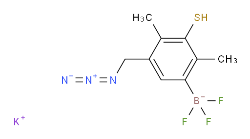 potassium [5-(azidomethyl)-2,4-dimethyl-3-sulfanylphenyl]trifluoroboranuide