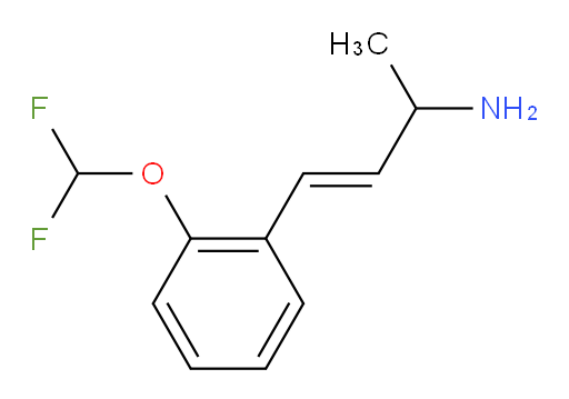 4-[2-(difluoromethoxy)phenyl]but-3-en-2-amine