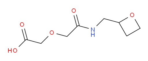 2-({[(oxetan-2-yl)methyl]carbamoyl}methoxy)acetic acid