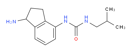 1-(1-amino-2,3-dihydro-1H-inden-4-yl)-3-(2-methylpropyl)urea
