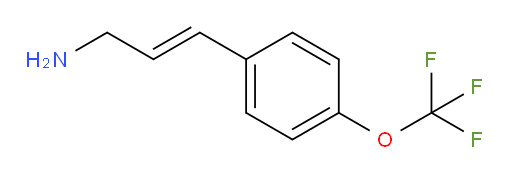 3-[4-(trifluoromethoxy)phenyl]prop-2-en-1-amine