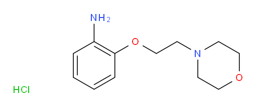 2-[2-(morpholin-4-yl)ethoxy]aniline hydrochloride