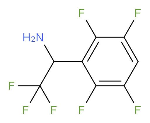 2,2,2-trifluoro-1-(2,3,5,6-tetrafluorophenyl)ethan-1-amine