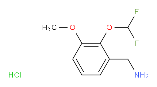 [2-(difluoromethoxy)-3-methoxyphenyl]methanamine hydrochloride
