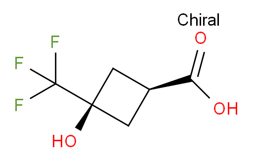 rac-(1s,3s)-3-hydroxy-3-(trifluoromethyl)cyclobutane-1-carboxylic acid