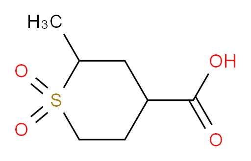 2-methyl-1,1-dioxo-1lambda6-thiane-4-carboxylic acid