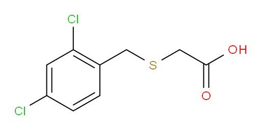 2-{[(2,4-dichlorophenyl)methyl]sulfanyl}acetic acid