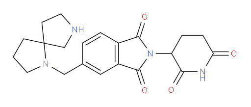 5-({1,7-diazaspiro[4.4]nonan-1-yl}methyl)-2-(2,6-dioxopiperidin-3-yl)-2,3-dihydro-1H-isoindole-1,3-dione