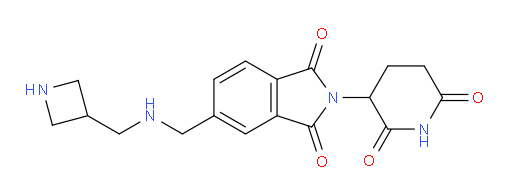 5-({[(azetidin-3-yl)methyl]amino}methyl)-2-(2,6-dioxopiperidin-3-yl)-2,3-dihydro-1H-isoindole-1,3-dione