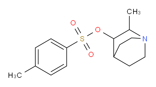 2-methyl-1-azabicyclo[2.2.2]octan-3-yl 4-methylbenzene-1-sulfonate