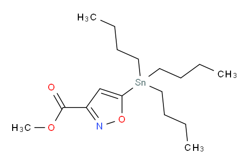 methyl 5-(tributylstannyl)-1,2-oxazole-3-carboxylate