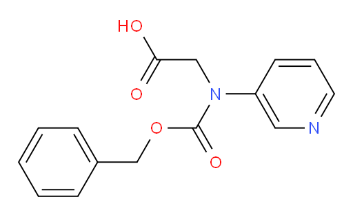 2-{[(benzyloxy)carbonyl](pyridin-3-yl)amino}acetic acid