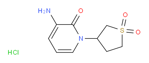 3-amino-1-(1,1-dioxidotetrahydrothiophen-3-yl)pyridin-2(1H)-one hydrochloride