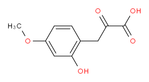 3-(2-hydroxy-4-methoxyphenyl)-2-oxopropanoic acid