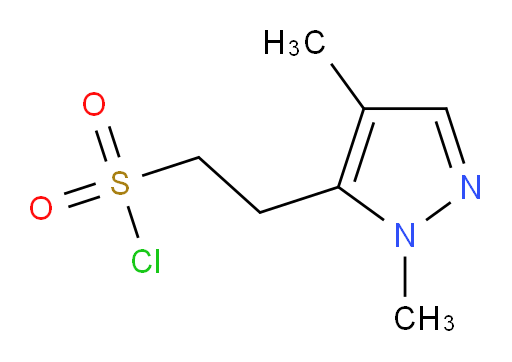 2-(1,4-dimethyl-1H-pyrazol-5-yl)ethane-1-sulfonyl chloride