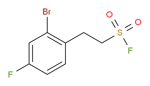 2-(2-bromo-4-fluorophenyl)ethane-1-sulfonyl fluoride