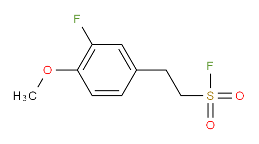 2-(3-fluoro-4-methoxyphenyl)ethane-1-sulfonyl fluoride