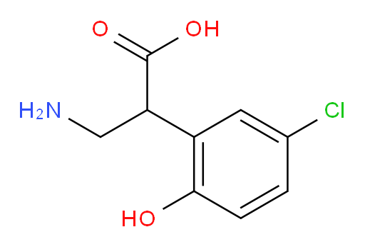 3-amino-2-(5-chloro-2-hydroxyphenyl)propanoic acid