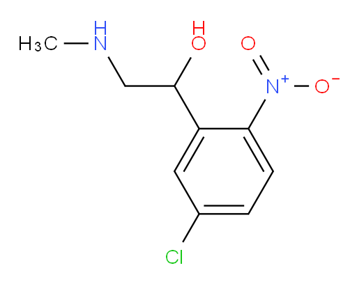 1-(5-chloro-2-nitrophenyl)-2-(methylamino)ethan-1-ol