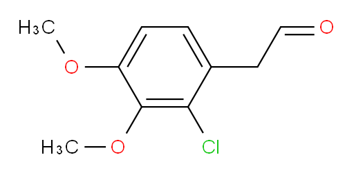 2-(2-chloro-3,4-dimethoxyphenyl)acetaldehyde