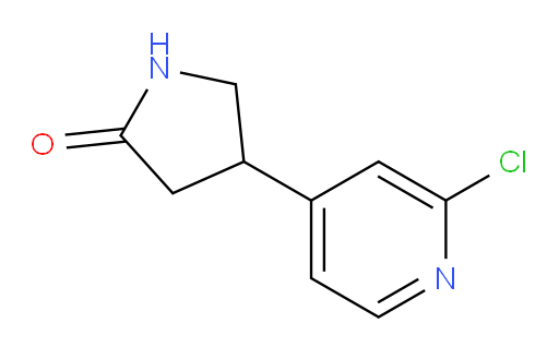 4-(2-chloropyridin-4-yl)pyrrolidin-2-one