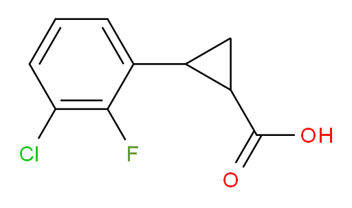 2-(3-chloro-2-fluorophenyl)cyclopropane-1-carboxylic acid