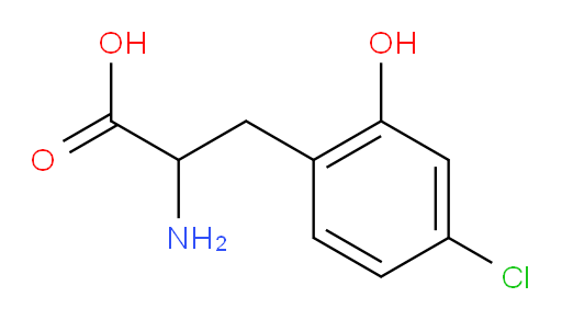 2-amino-3-(4-chloro-2-hydroxyphenyl)propanoic acid