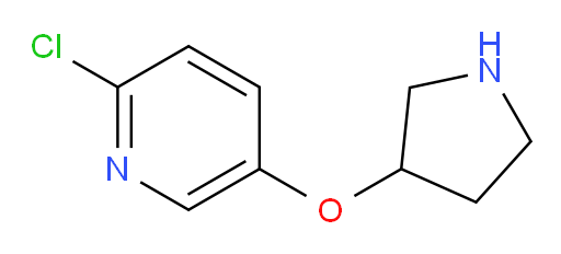 2-chloro-5-(pyrrolidin-3-yloxy)pyridine