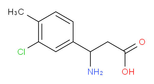 3-amino-3-(3-chloro-4-methylphenyl)propanoic acid