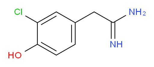 2-(3-chloro-4-hydroxyphenyl)ethanimidamide