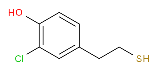 2-chloro-4-(2-sulfanylethyl)phenol
