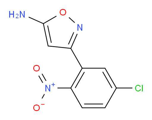 3-(5-chloro-2-nitrophenyl)-1,2-oxazol-5-amine