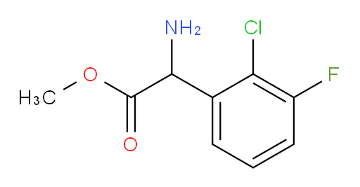 methyl 2-amino-2-(2-chloro-3-fluorophenyl)acetate
