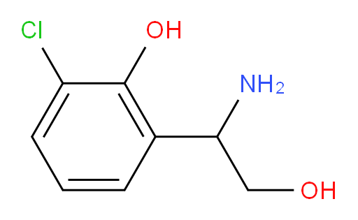 2-(1-amino-2-hydroxyethyl)-6-chlorophenol