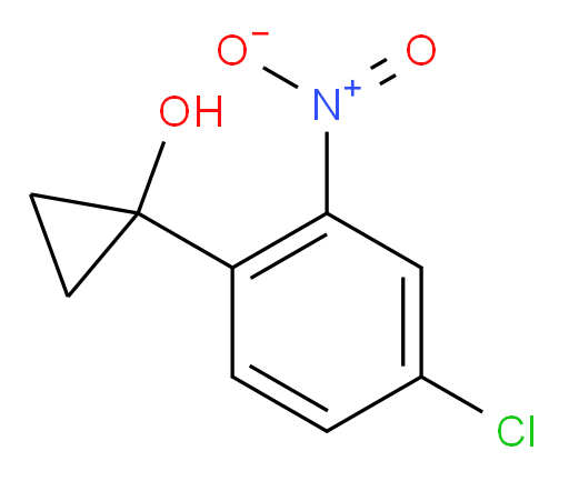 1-(4-chloro-2-nitrophenyl)cyclopropan-1-ol