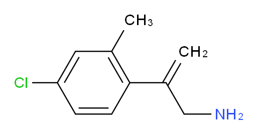 2-(4-chloro-2-methylphenyl)prop-2-en-1-amine