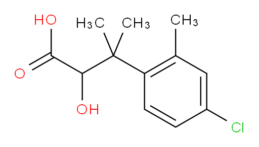 3-(4-chloro-2-methylphenyl)-2-hydroxy-3-methylbutanoic acid