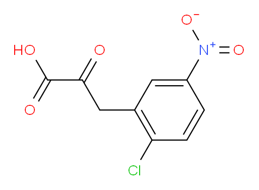 3-(2-chloro-5-nitrophenyl)-2-oxopropanoic acid