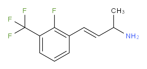 4-[2-fluoro-3-(trifluoromethyl)phenyl]but-3-en-2-amine