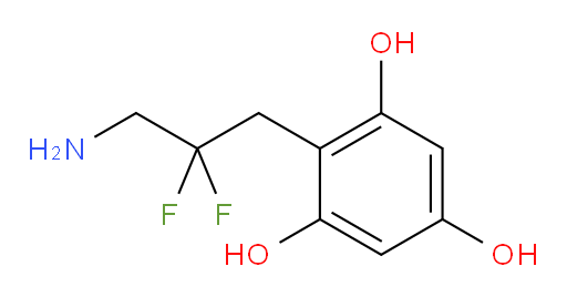 2-(3-amino-2,2-difluoropropyl)benzene-1,3,5-triol