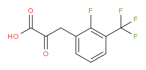 3-[2-fluoro-3-(trifluoromethyl)phenyl]-2-oxopropanoic acid