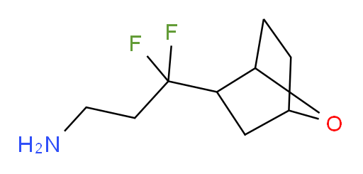 3,3-difluoro-3-{7-oxabicyclo[2.2.1]heptan-2-yl}propan-1-amine