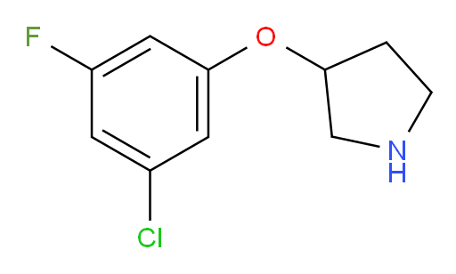 3-(3-chloro-5-fluorophenoxy)pyrrolidine