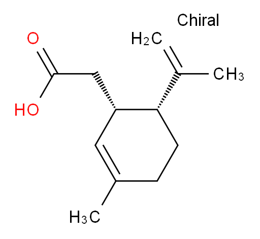 2-[(1S,6R)-3-methyl-6-(prop-1-en-2-yl)cyclohex-2-en-1-yl]acetic acid