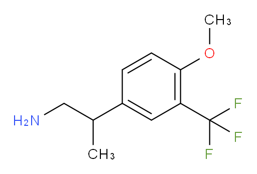 2-[4-methoxy-3-(trifluoromethyl)phenyl]propan-1-amine